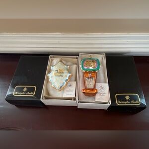 Christopher Radko 50th Annual Emmy Awards Ornament in Blue and Gold